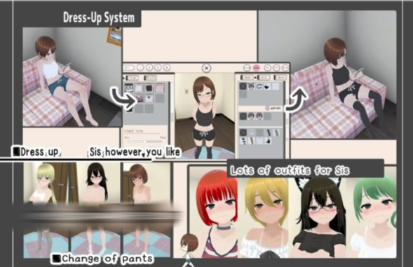 图片[2]-【SLG/动态/3D/互动/触摸/换装】和我的小妹妹住在一起 Live with My Little Sis v1.0 安卓+PC-春日ACG