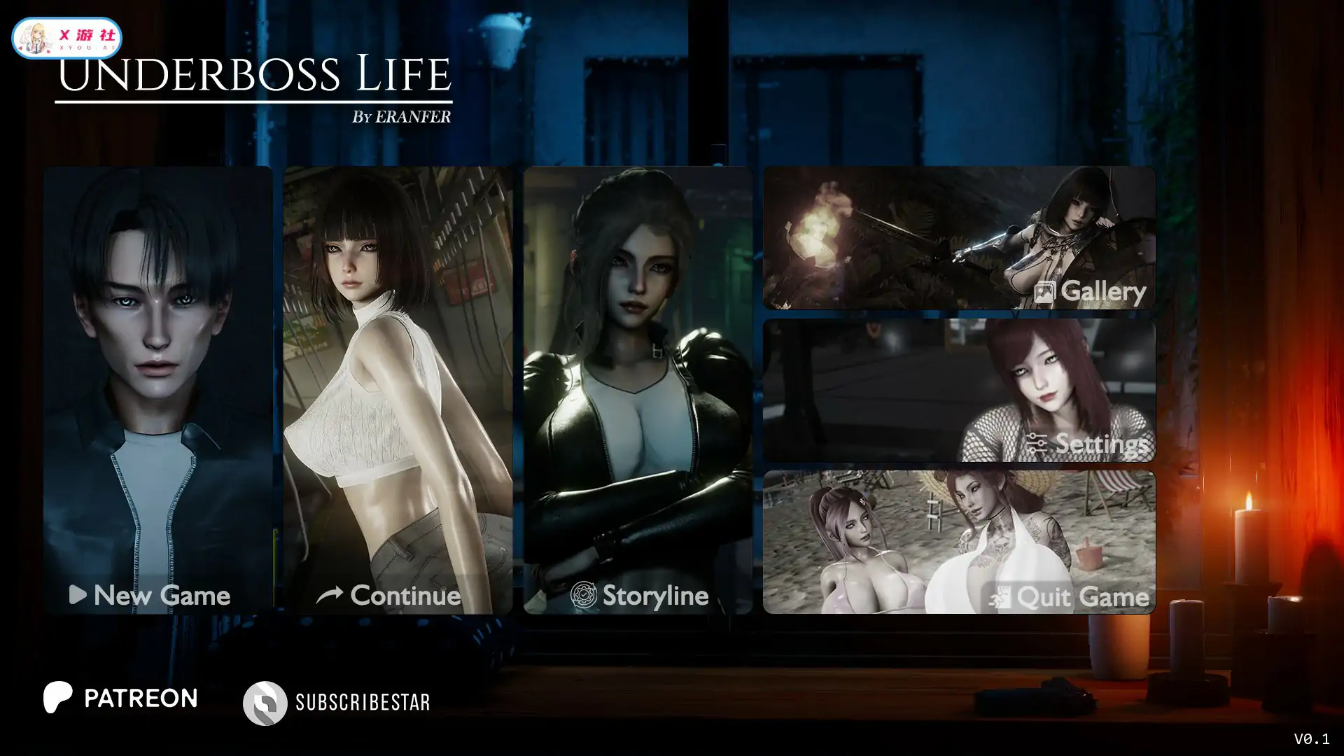 【亚洲SLG/AI汉化/3D/动态】副手人生v0.1 AI汉化版 PC+安卓-春日ACG